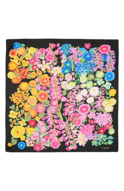 Kurt Geiger London Floral Print Large Print In Black