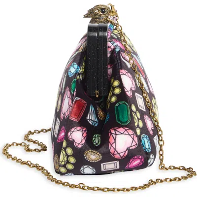 Kurt Geiger London Frame Purse Clutch In Black Multi