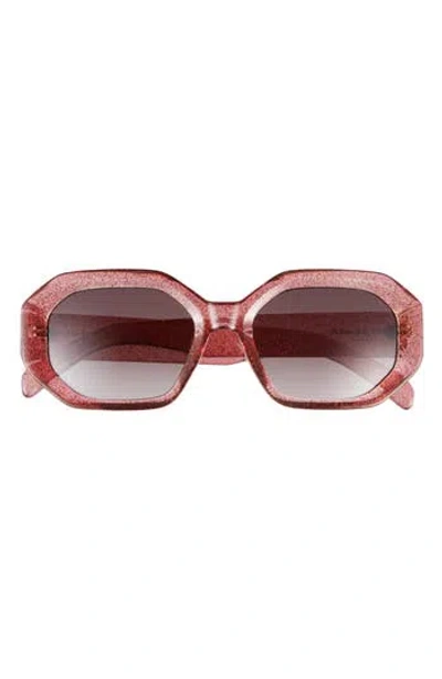 Kurt Geiger London Geometric Sunglasses In Pink