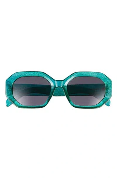Kurt Geiger London Geometric Sunglasses In Green