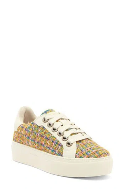 Kurt Geiger London Greenwich Jewel Platform Sneaker In Yellow Multi
