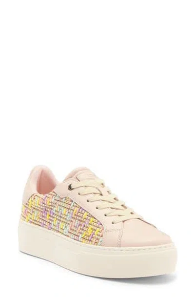Kurt Geiger London Greenwich Platform Sneaker In Light/pastel Pink