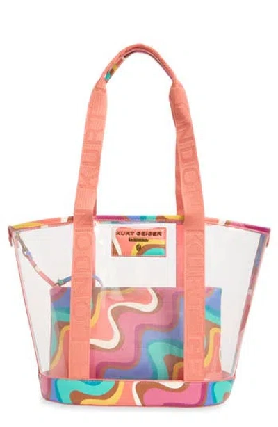 Kurt Geiger London Hampstead Vinyl Tote In Multi