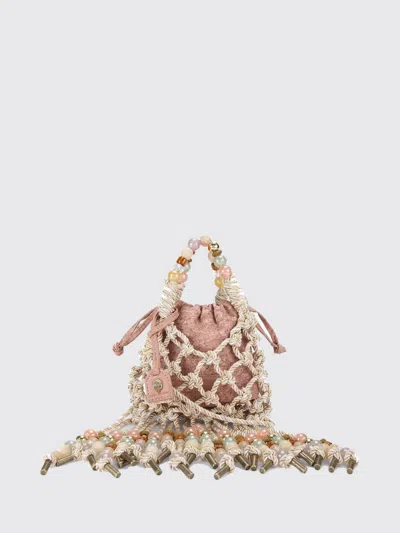 Kurt Geiger London Handbag Woman Color Beige In Pink