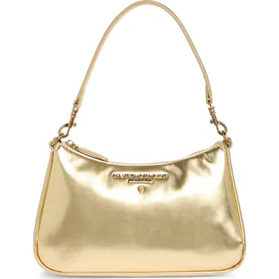 Kurt Geiger London Highgate Leather Shoulder Bag In Gold