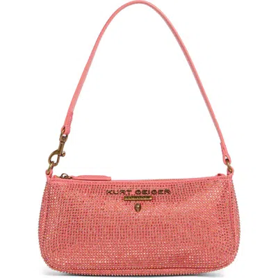 Kurt Geiger London Highgate Small Shoulder Bag In Pink