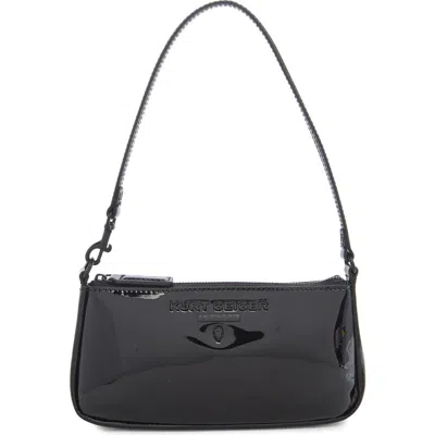 Kurt Geiger London Highgate Small Wristlet Shoulder Bag In Black