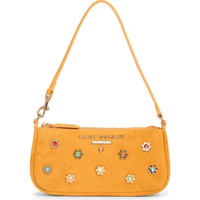 Kurt Geiger London Highgate Small Wristlet Shoulder Bag In Orange
