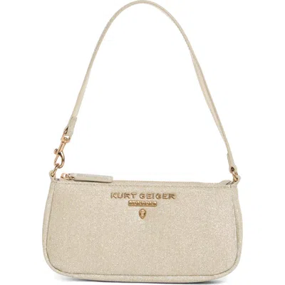 Kurt Geiger London Highgate Small Wristlet Shoulder Bag In Silver