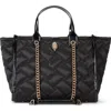 Kurt Geiger London Hoxton Quilted Shopper Bag In Black