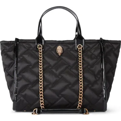 Kurt Geiger London Hoxton Quilted Shopper Bag In Black