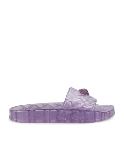 Kurt Geiger London Jelly Meena Slides In Purple