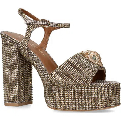 KURT GEIGER KURT GEIGER LONDON KENSINGTON ANKLE STRAP PLATFORM SANDAL