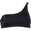 KURT GEIGER KURT GEIGER LONDON KENSINGTON ASYMMETRICAL ONE-SHOULDER BIKINI TOP