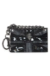 Kurt Geiger London Kensington Bag Keyring In Black