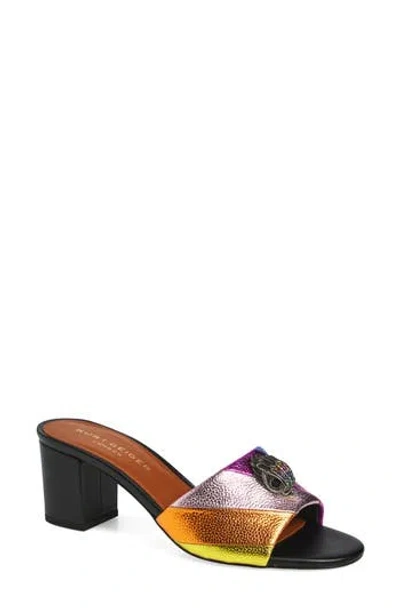 Kurt Geiger London Kensington Block Heel Mule In Multi