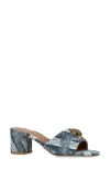 Kurt Geiger Kensington Block Heel Slide Sandal