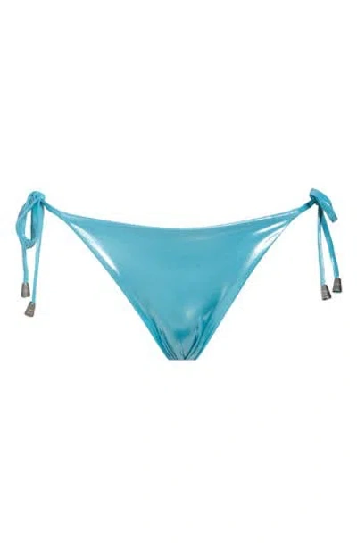 Kurt Geiger London Kensington Cheeky Bikini Bottoms In Blue