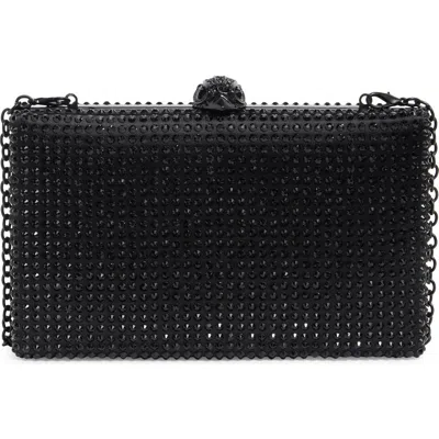 Kurt Geiger London Kensington Crystal Frame Clutch In Black