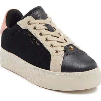 Kurt Geiger London Kensington Cupsole Platform Sneaker In Black