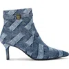 Kurt Geiger 65mm Kensington Flexi Ankle Boots In Navy