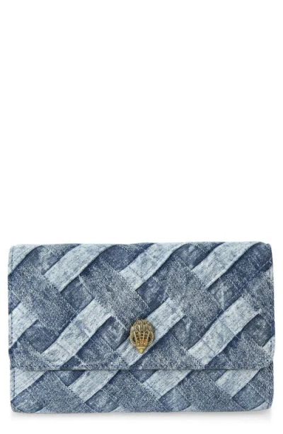 Kurt Geiger London Kensington Denim Wallet On A Chain