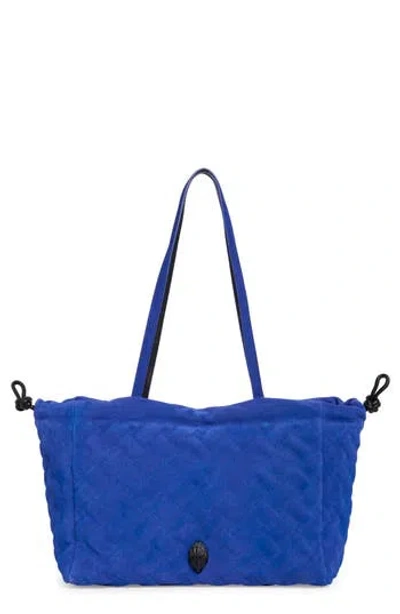 Kurt Geiger London Kensington Drawstring Tote Bag In Blue