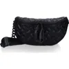 Kurt Geiger London Kensington Drench Leather Belt Bag In Black