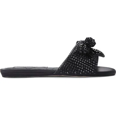 Kurt Geiger London Kensington Embellished Slide Sandal In Black