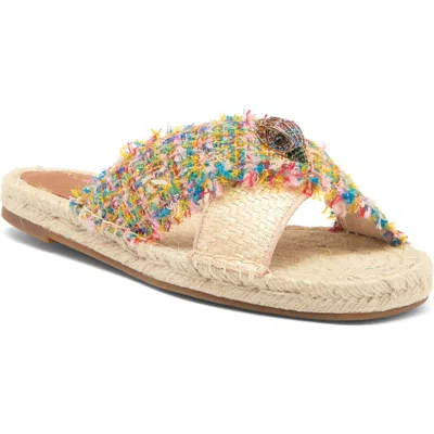 KURT GEIGER KURT GEIGER LONDON KENSINGTON ESPADRILLE SLIDE SANDAL