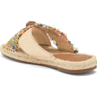 Kurt Geiger London Kensington Espadrille Slide Sandal In Natural Multi