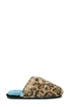 Kurt Geiger London Kensington Faux Shearling Slipper In Brown