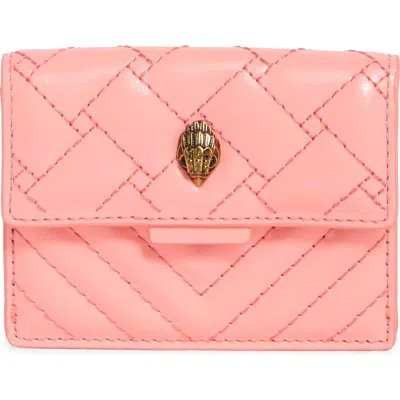 Kurt Geiger London Kensington Flap Card Case In Pink