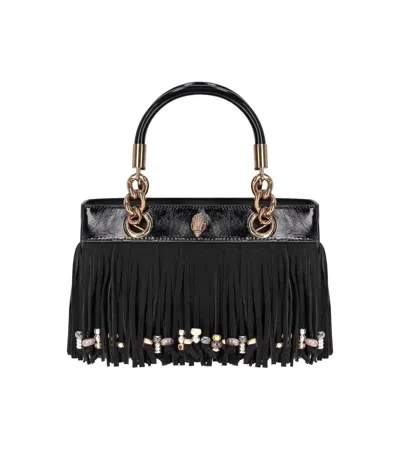 Kurt Geiger London Kensington Fringe Black Handbag