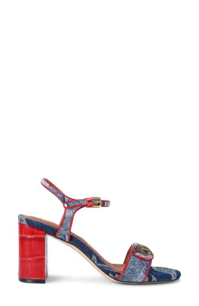 Kurt Geiger London Kensington Langley Ankle Strap Sandal In Multi