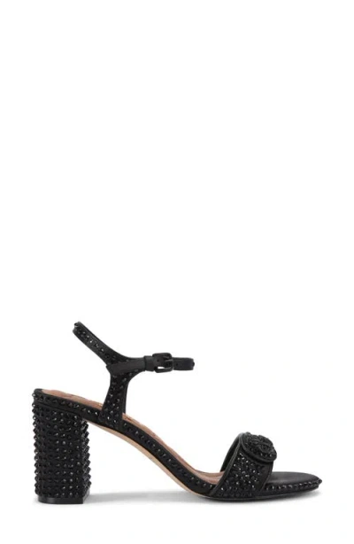 Kurt Geiger London Kensington Langley Ankle Strap Sandal In Black