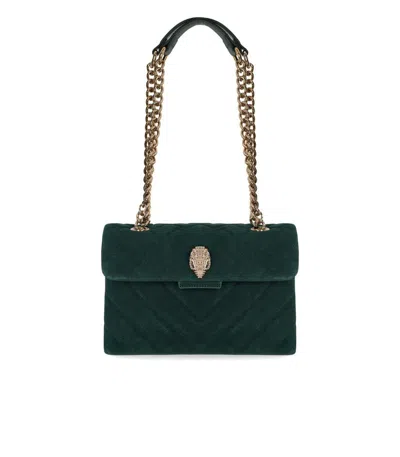 Kurt Geiger London Kensington Large Green Shoulder Bag