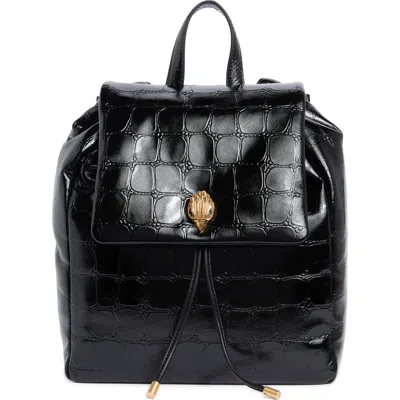 Kurt Geiger London Kensington Leather Backpack In Black