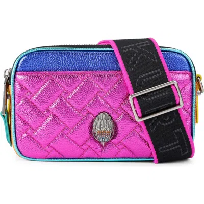 Kurt Geiger London Kensington Leather Camera Crossbody Bag In Multi