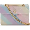 Kurt Geiger Kensington Leather Convertible Shoulder Bag In Pastel Multi