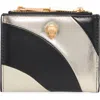 Kurt Geiger London Kensington Leather Flap Wallet In Gray