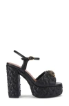 Kurt Geiger London Kensington Platform Sandal In Charcoal
