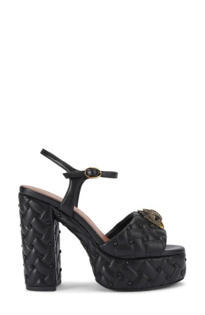 Kurt Geiger London Kensington Platform Sandal In Charcoal