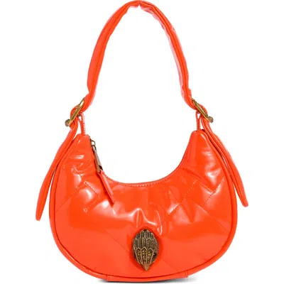 Kurt Geiger London Kensington Puff Small Hobo Shoulder Bag In Orange
