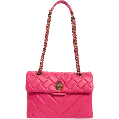 Kurt Geiger London Kensington Quilted Convertible Shoulder Bag In Pink