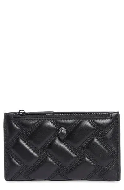 Kurt Geiger London Kensington Quilted Leather Bifold Wallet In Black