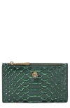 Kurt Geiger London Kensington Quilted Leather Bifold Wallet In Green