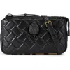 Kurt Geiger London Kensington Quilted Leather Crossbody Bag In Black