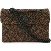 Kurt Geiger London Kensington Quilted Leather Shoulder Bag In Brown