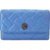 Kurt Geiger London Kensington Quilted Wallet On A Chain In Medium Blue